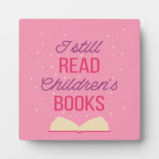 Ich lese noch Kinderbücher III Fotoplatte (Vorderseite)