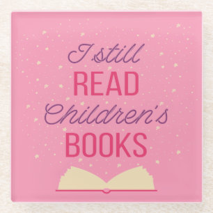Ich lese noch Kinderbücher III Glasuntersetzer