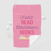 Ich lese noch Kinderbücher III Golfhandtuch (Insitu)