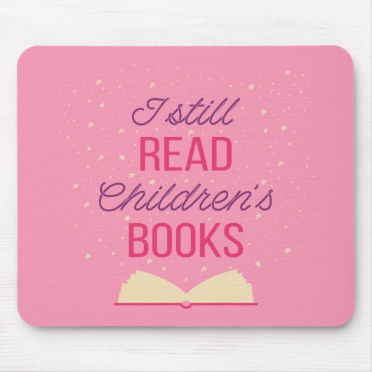 Ich lese noch Kinderbücher III Mousepad (Vorne)