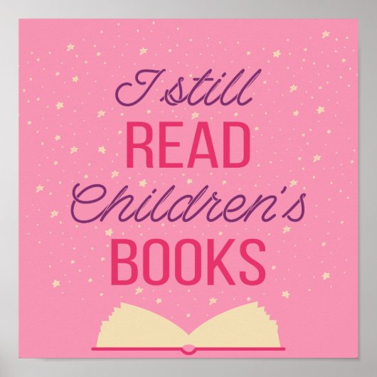 Ich lese noch Kinderbücher III Poster (Vorne)