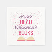 Ich lese noch Kinderbücher III Serviette (Vorderseite)