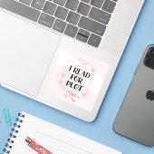 Ich lese Plot Pink Coquette Booktok Funny Reader Aufkleber (Laptop mit iPhone)