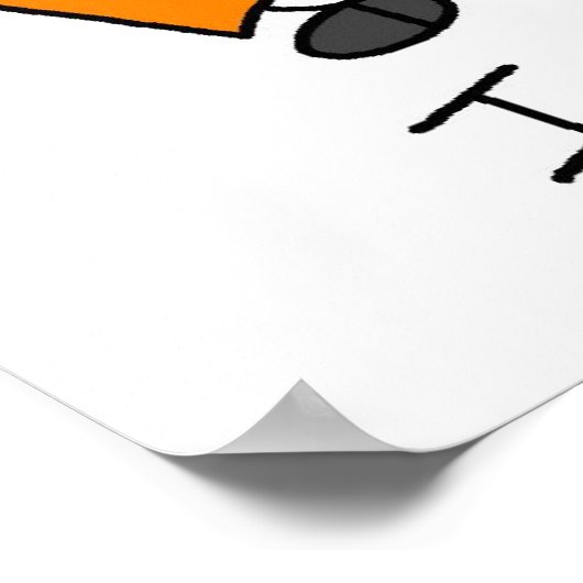 Ich lese poster (Ecke)