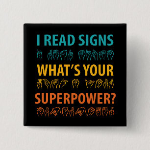 Ich lese Signs Was ist deine Superpower-Signatur-S Button