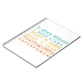 Ich lese Signs Was ist deine Superpower-Signatur-S Notizblock (Linke Seite)