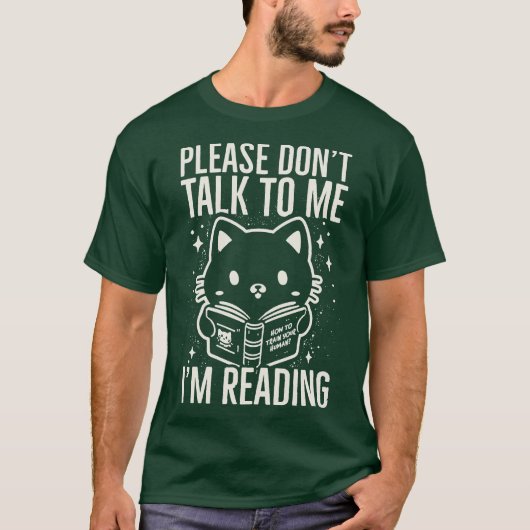 ich lese T-Shirt (Vorderseite)