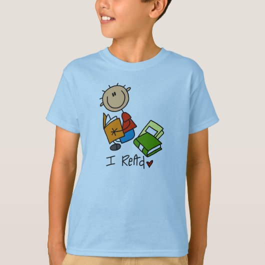 Ich lese T-Shirt (Vorderseite)