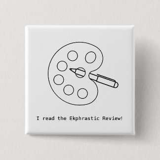 Ich lese The Ekphrastic Review! Button