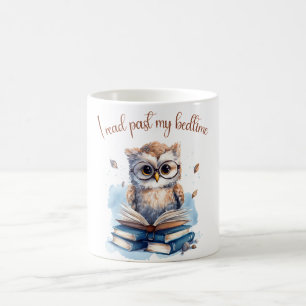 Ich lese über meine Schlafenszeit hinaus  Kaffeetasse