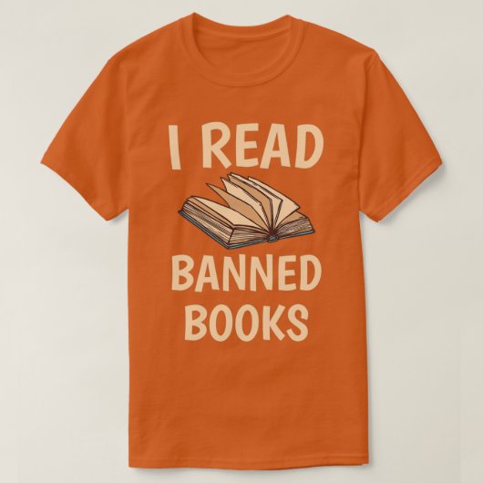Ich lese verbotene Bücher Aviäre Leser Bibliophile T-Shirt (Design vorne)