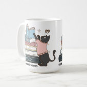 Ich lese verbotene Bücher - Buchliebhaber Kaffeetasse (Vorderseite Links)