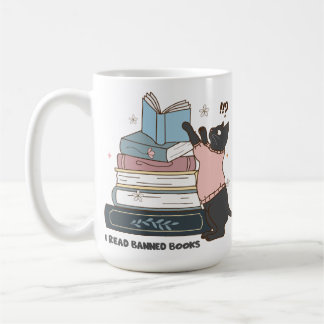 Ich lese verbotene Bücher - Buchliebhaber Kaffeetasse