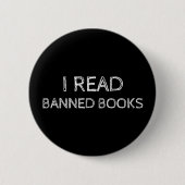 Ich lese verbotene Bücher Button (Vorderseite)