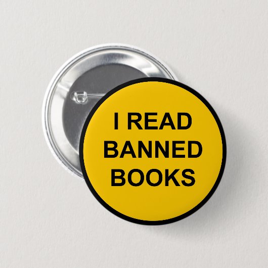 Ich lese verbotene Bücher Button (Vorne & Hinten)