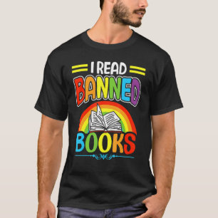 Ich lese verbotene Bücher, die Bibliothek lesen 5 T-Shirt