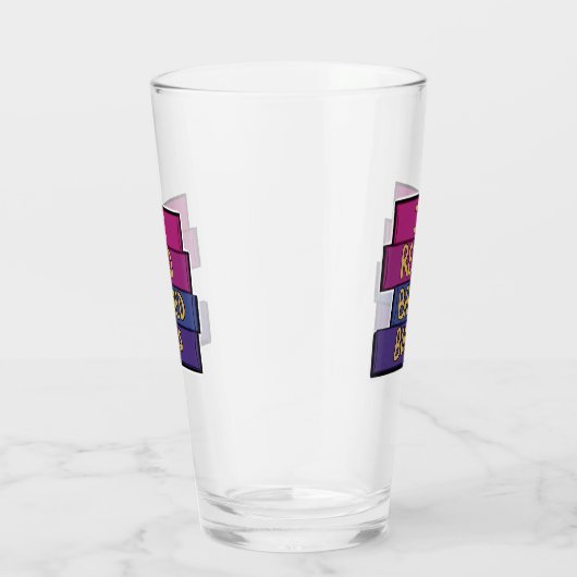 Ich lese verbotene Bücher Glas (Rechts)