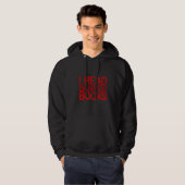 Ich lese verbotene Bücher Hoodie (Vorne ganz)
