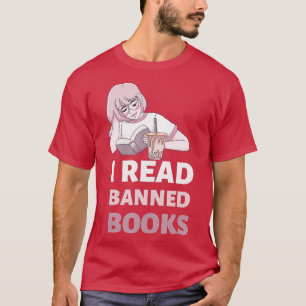 Ich lese verbotene Bücher, Leser, Bookworm - 8 T-Shirt