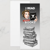 Ich lese verbotene Bücher Lesezeichen Save The Date (Vorne/Hinten)