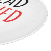 Ich lese verbotene Bücher lustiges Zitat Schneidebrett (Ecke)