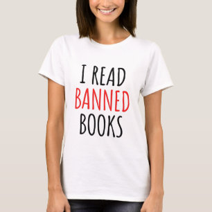 Ich lese verbotene Bücher lustiges Zitat T-Shirt