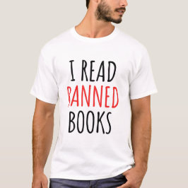 Ich lese verbotene Bücher lustiges Zitat T-Shirt