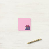 Ich lese verbotene Bücher Post-it Klebezettel (Auf Schreibtisch)