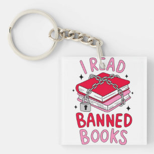 Ich lese verbotene Bücher Schlüsselanhänger
