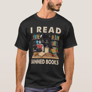 Ich lese verbotene Bücher Spaß Unangenehmer Black T-Shirt