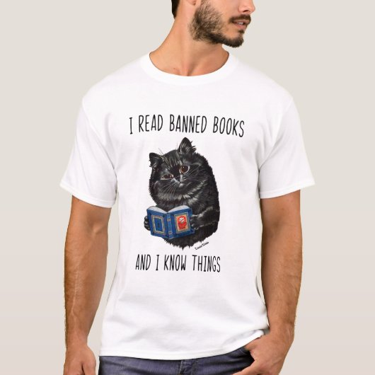 Ich lese verbotene Bücher und ich kenne Dinge wie  T-Shirt (Vorderseite)