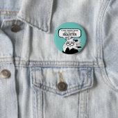 Ich lese verbotene Bücher und werde nur klüger Button (Beispiel)