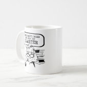 Ich lese verbotene Bücher und werde nur klüger Kaffeetasse (Vorderseite Links)