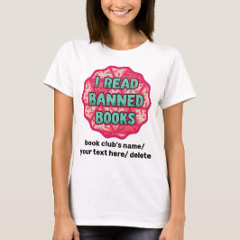 Ich lese verbotene Bücher - Vintages Buch verlänge T-Shirt