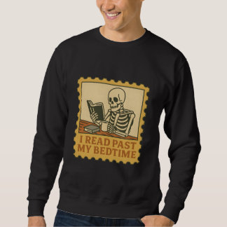 Ich lese "Vergangene Zeiten" - Skelettbücher der g Sweatshirt