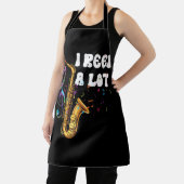 Ich lese viel saxophone Tenor Saxophonist Player M Schürze (InSitu)