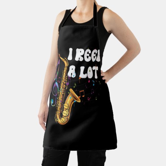 Ich lese viel saxophone Tenor Saxophonist Player M Schürze (InSitu)