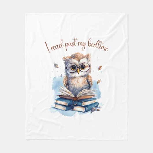 Ich lese vorbei fleecedecke (Vorderseite)