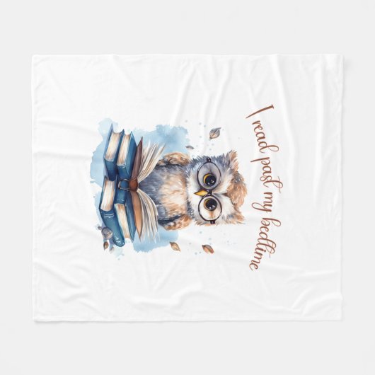 Ich lese vorbei fleecedecke (Vorderseite (Horizontal))