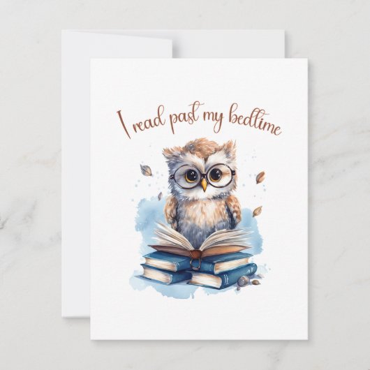 Ich lese vorbei mitteilungskarte (Vorderseite)