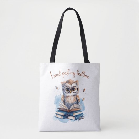 Ich lese vorbei tasche (Vorderseite)