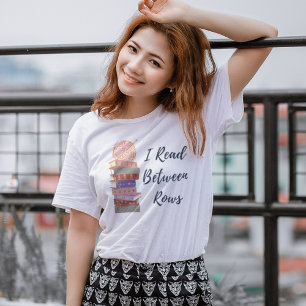 Ich lese zwischen den Reihen Häkeln Stricken Buchl Tri-Blend Shirt