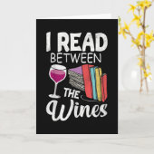 ICH LESE ZWISCHEN DEN WEINEN KARTE (Gelbe Blume)