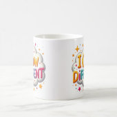 Ich leuchte anders Bunter Motivationsbecher Kaffeetasse (Mittel)