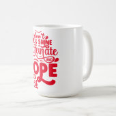 Ich leuchte nicht kaffeetasse (VorderseiteRechts)