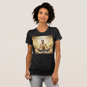Ich leuchte und mache Knete – Manifestation in Bew T-Shirt (Vorne ganz)