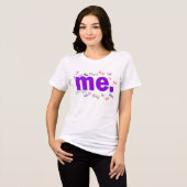 ich. (LGBT Gay Lesbian Transgender) Tri-Blend Shirt (Vorderseite voll)