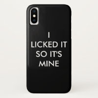 ICH LICKTE ES, ALSO IST ES MEIN iPhone-Fall
