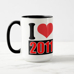 Ich liebe 2011 - Tassen