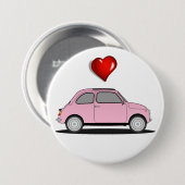 Ich liebe 500 button (Vorne & Hinten)